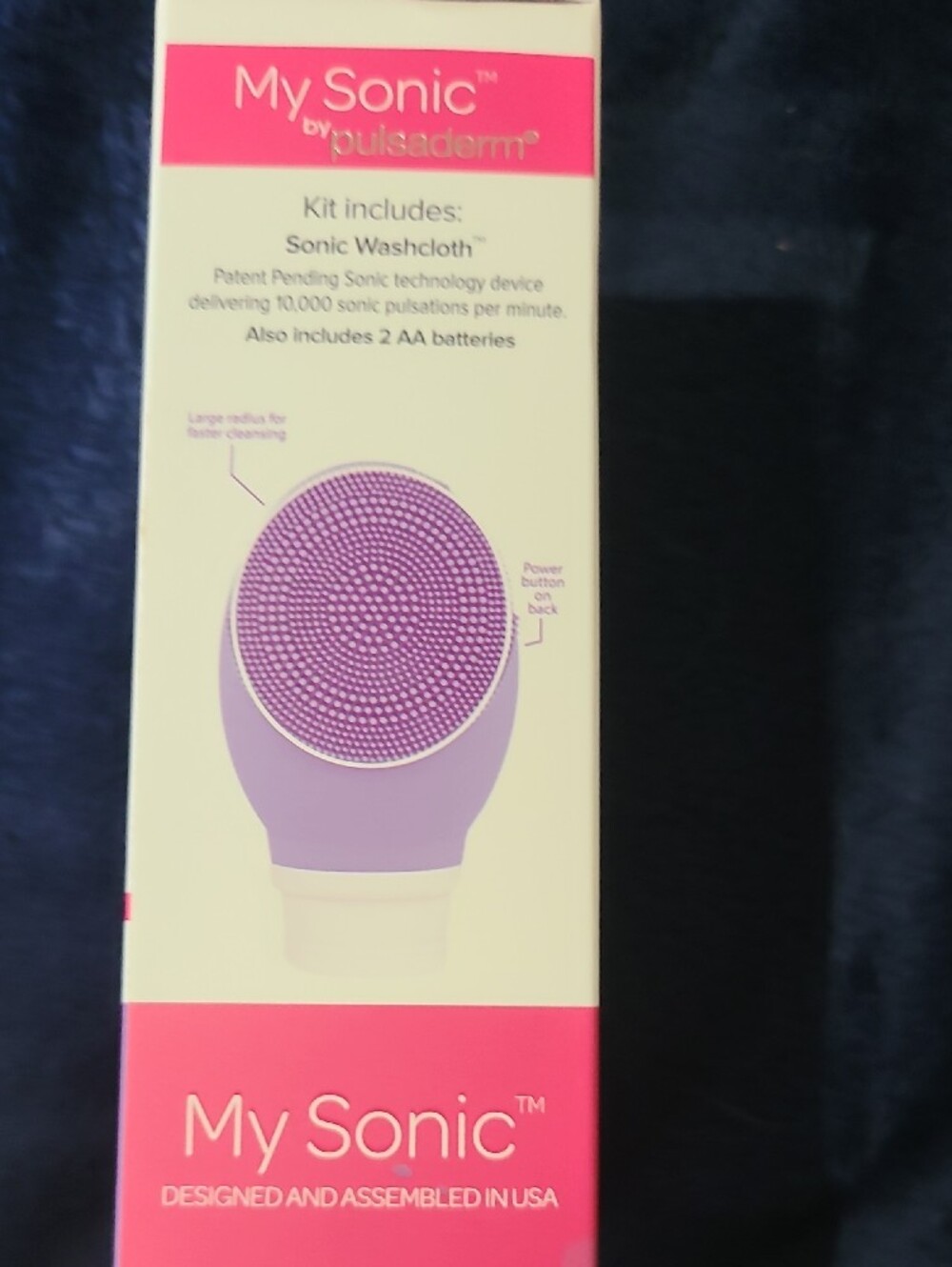 Pulsaderm Sonic Washcloth Facial Cleansing Brush — Lavender - Picture 5 of 5